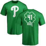 Men's Philadelphia Phillies ＃41 Joe Ross Green Dubliner Name & Number T-Shirt Kelly
