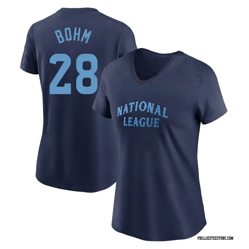売れ筋商品|||ナイキ カットソー トップス レディース Women's Alec Bohm Navy Philadelphia Phillies City Connect Fuse Name Number T-Shirt Navy Men's Philadelphia Phillies Nike Navy 2024 City Connect