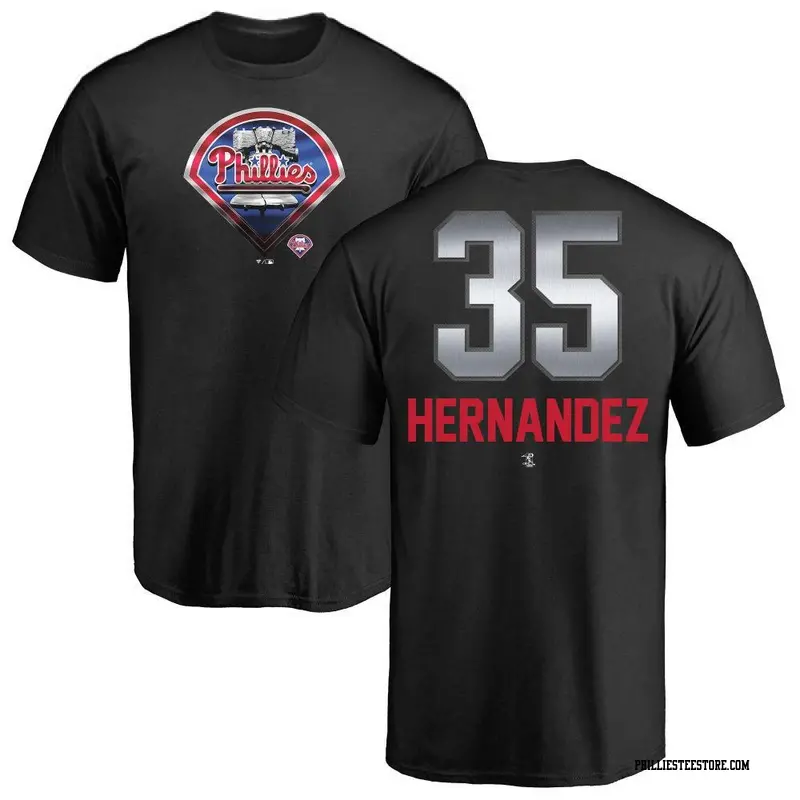 Youth Philadelphia Phillies ＃35 Carlos Hernandez Black Midnight Mascot T-Shirt