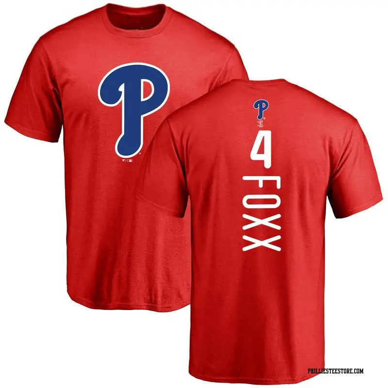 Youth Philadelphia Phillies ＃4 Jimmy Foxx Red Backer T-Shirt